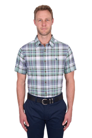Thomas Cook Gerry Linen Short Sleeve Shirt T5S1121027 - Ronald King