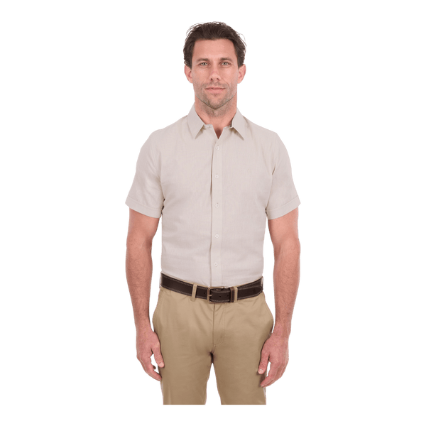 Thomas Cook Linen Blend Short Sleeve Shirt T6S1121045 - Ronald King