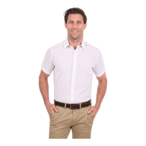 Thomas Cook Linen Blend Short Sleeve Shirt T6S1121045 - Ronald King