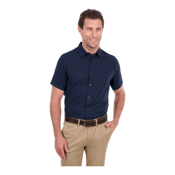 Thomas Cook Linen Blend Short Sleeve Shirt T6S1121045 - Ronald King