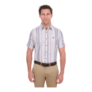 Thomas Cook Max Short Linen Blend Sleeve Shirt T6S1121025 - Ronald King