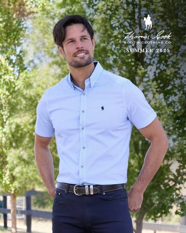 Thomas Cook Michael Tailored Short Sleeve Shirt T5S1121050 - Ronald King