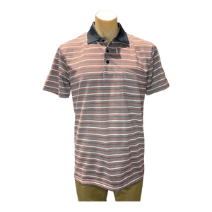 Tradewinds Jersey Stripe Polo TW2861 - Ronald King