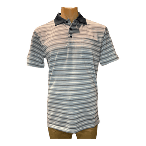 Tradewinds Jersey Stripe Polo TW2861 - Ronald King