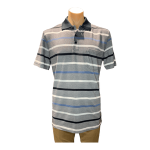 Tradewinds Jersey Stripe Polo TW2864 - Ronald King