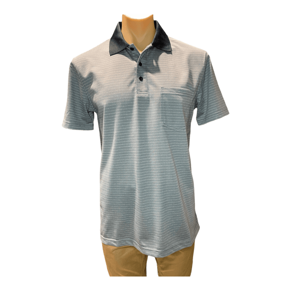 Tradewinds Jersey Stripe Polo TW2866 - Ronald King