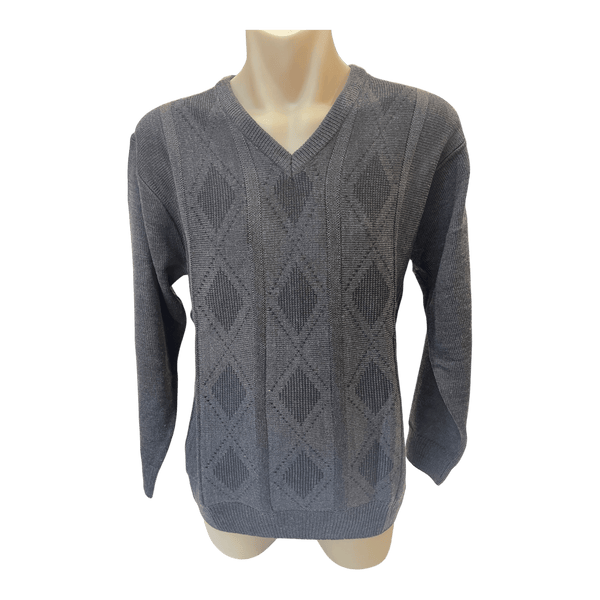 Tradewinds Vee Neck Wool Blend Jumper K9343 - Ronald King