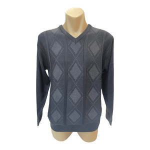 Tradewinds Vee Neck Wool Blend Jumper K9343 - Ronald King