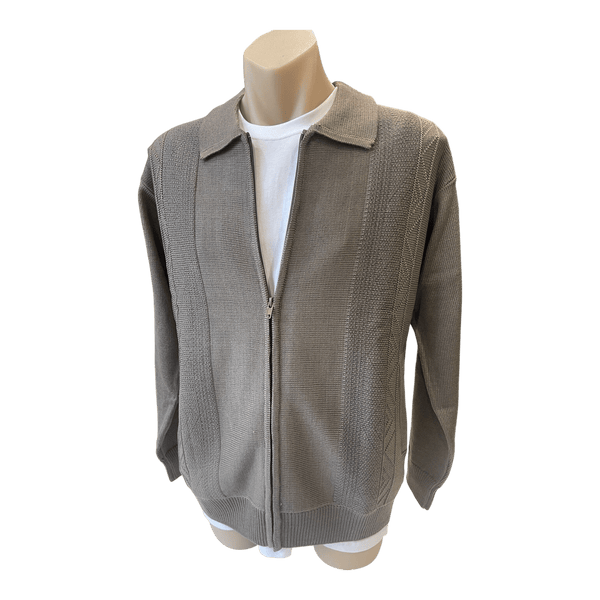 Tradewinds Wool Blend Zip Cardigan K9355 - Ronald King