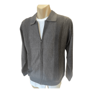Tradewinds Wool Blend Zip Cardigan K9355 - Ronald King